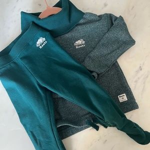 ROOTS TODDLER GIRL SET RELAXED SWEATSHIRT AND PANTS/LEGGINGS - 2T